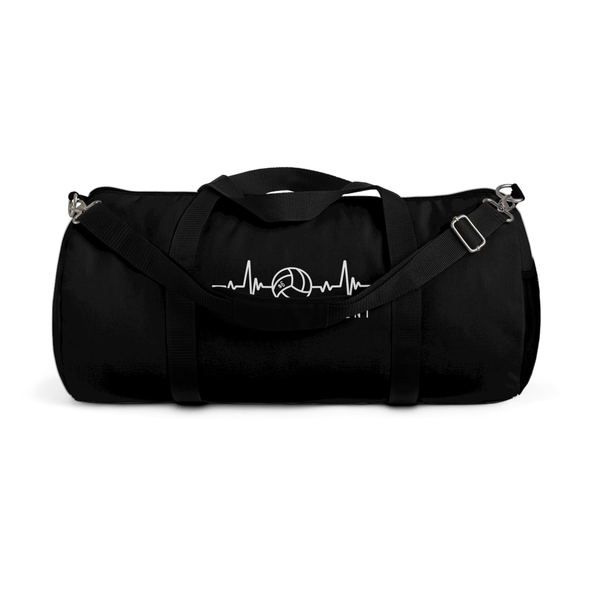 Travel Duffel Bag - Volleyball in black front