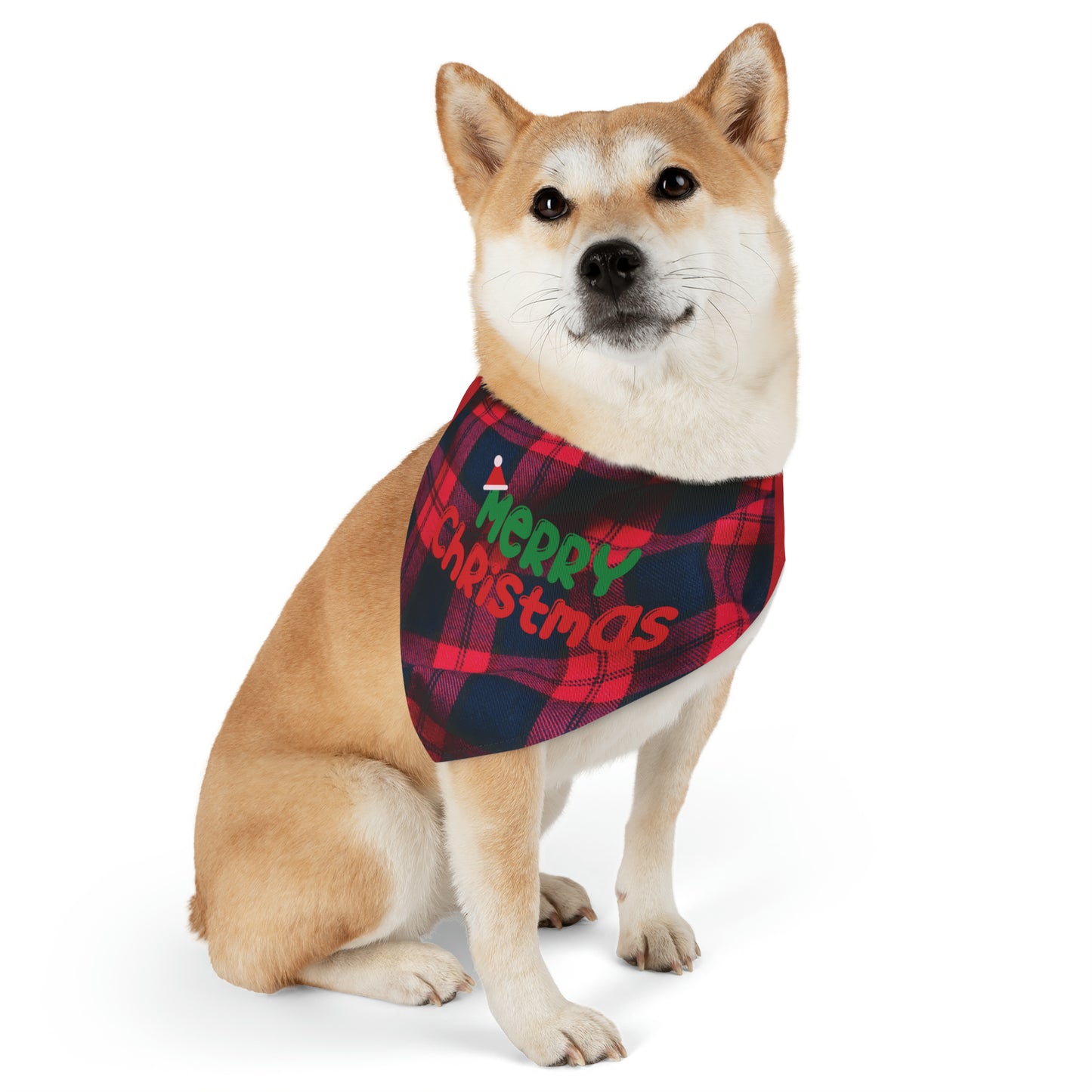 Merry Christmas Pet Bandana Collar