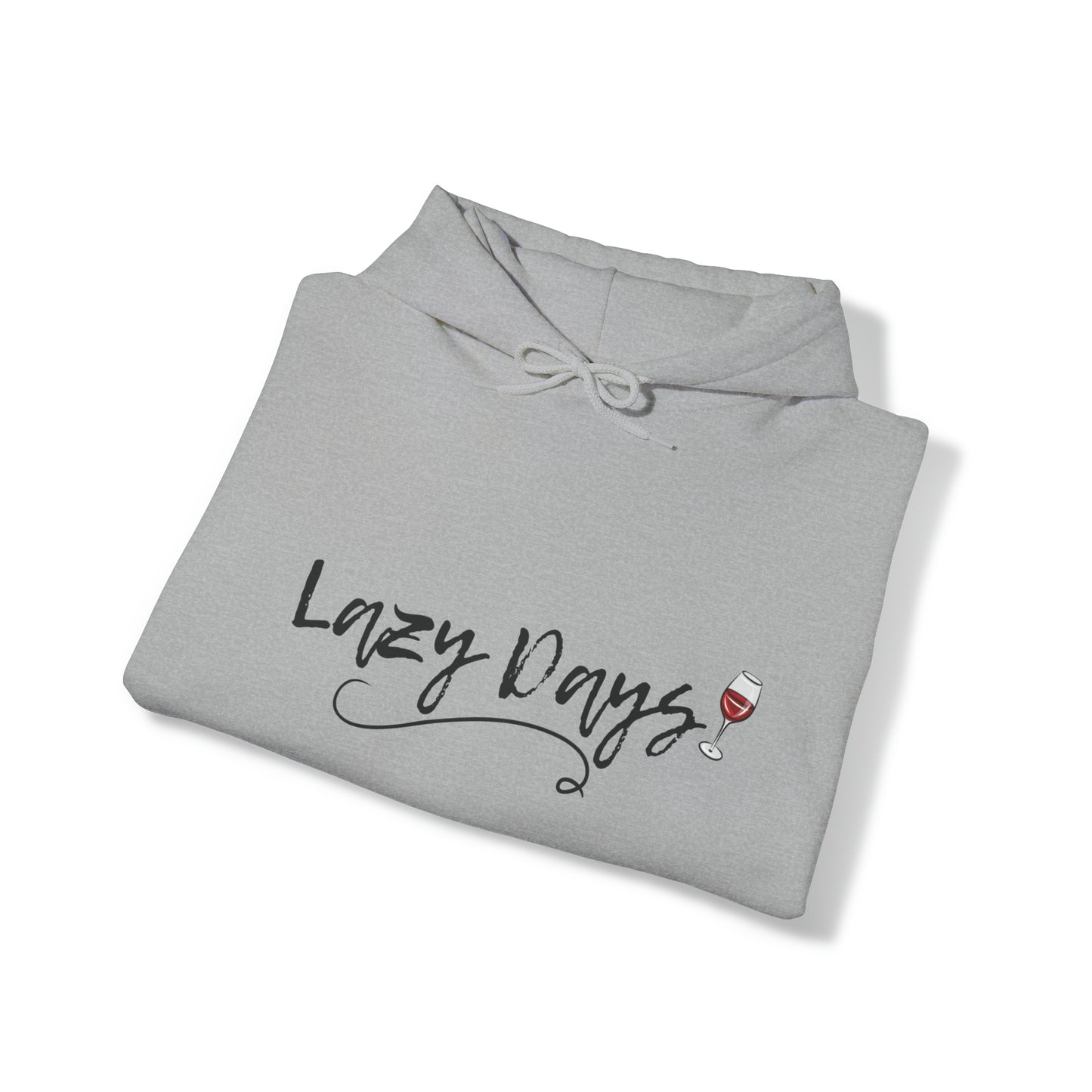 Lazy Days Wine Heavy Blend™ Hooded Sweatshirt
