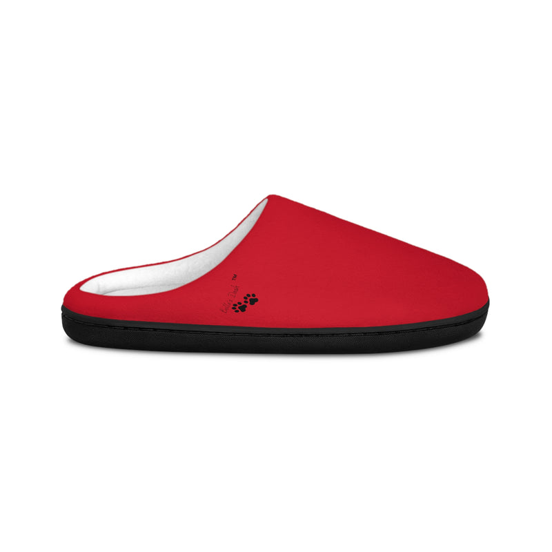 Women's Slippers in Red side view