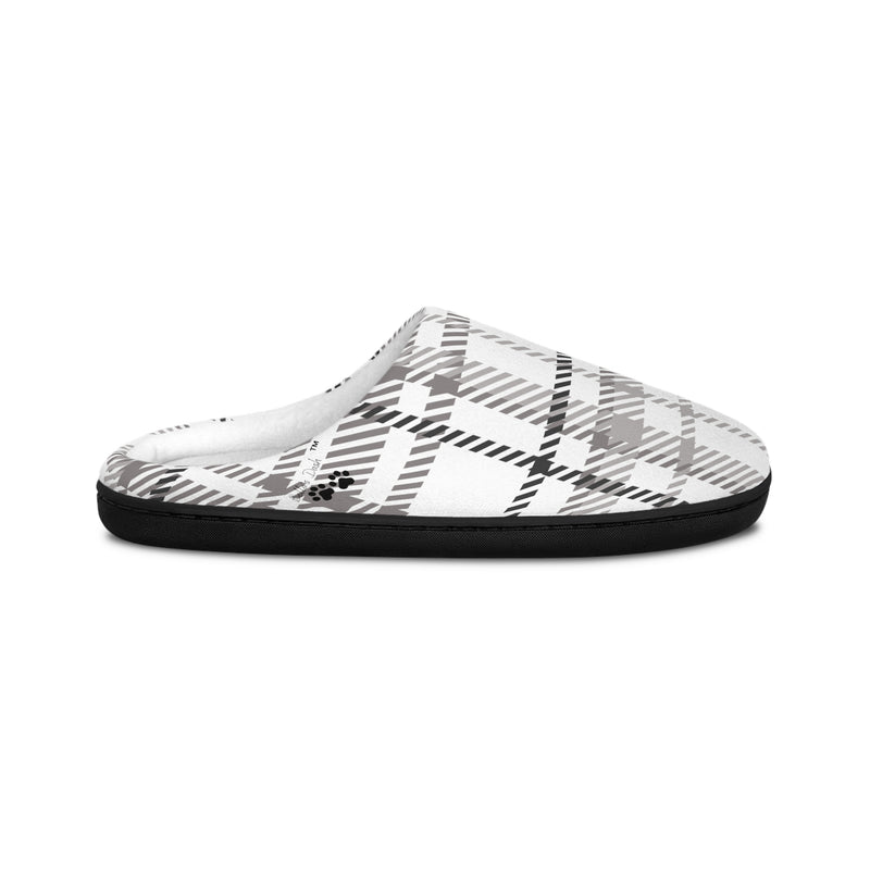 Men's Plaid Slippers side