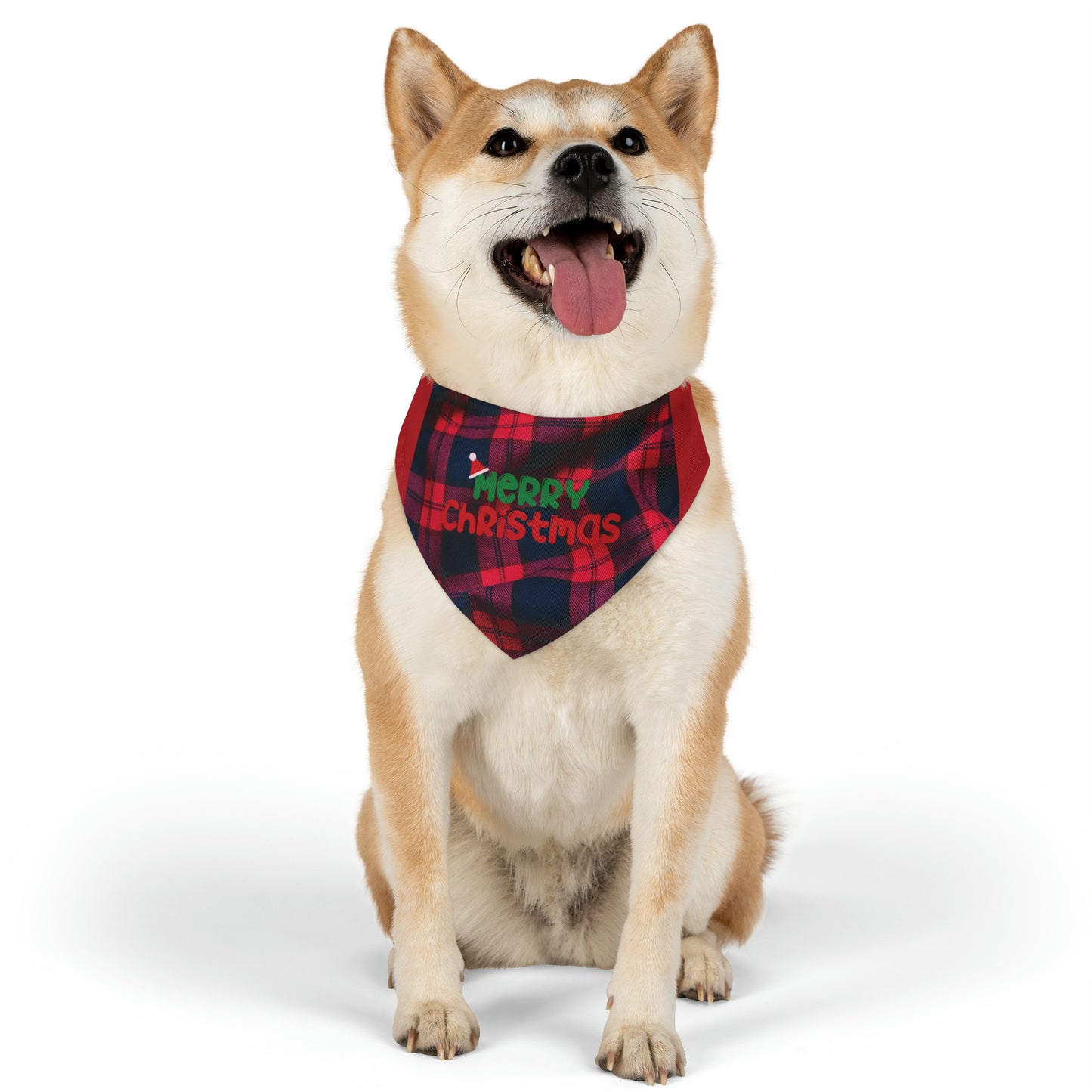 Merry Christmas Pet Bandana Collar