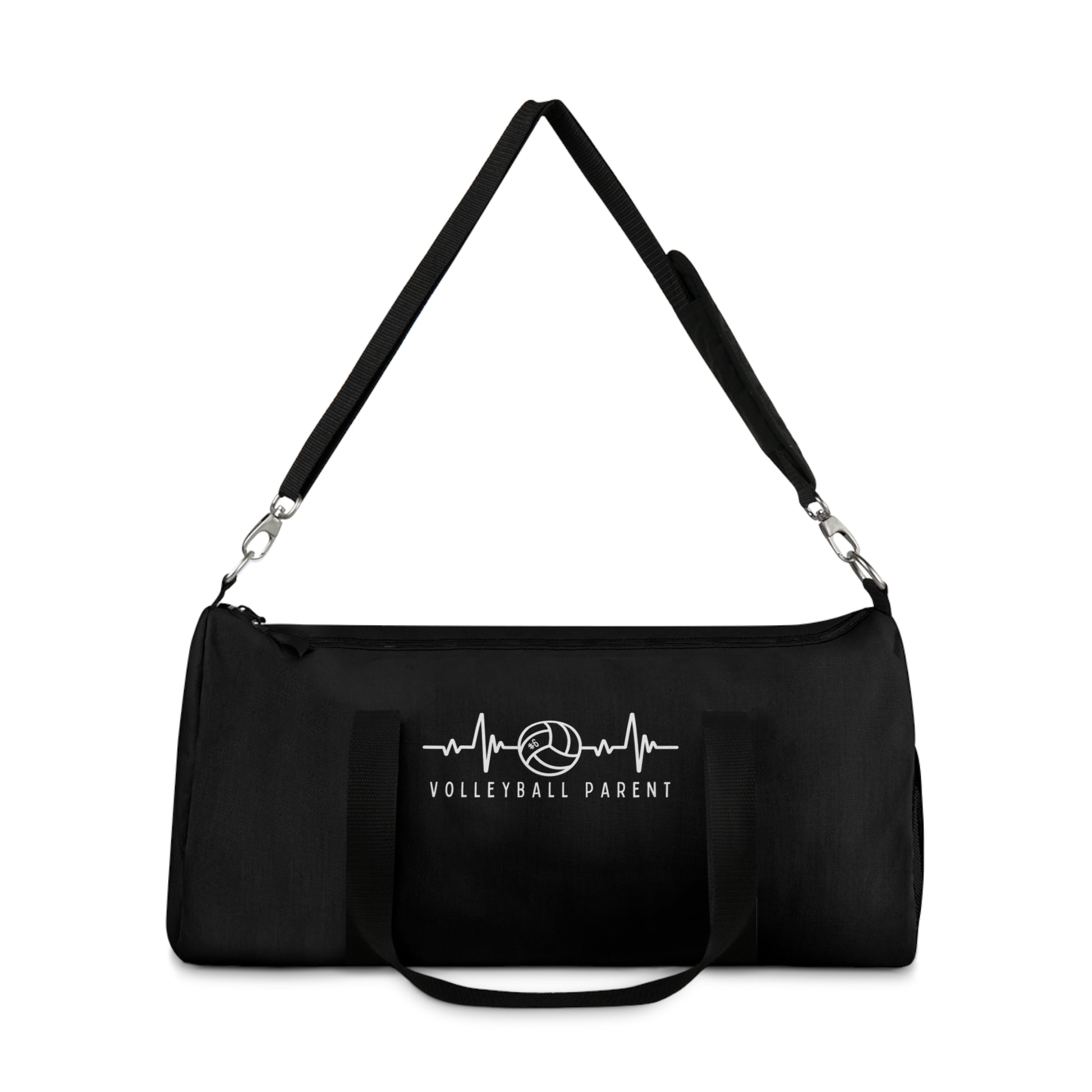 Travel Duffel Bag - Volleyball in black front