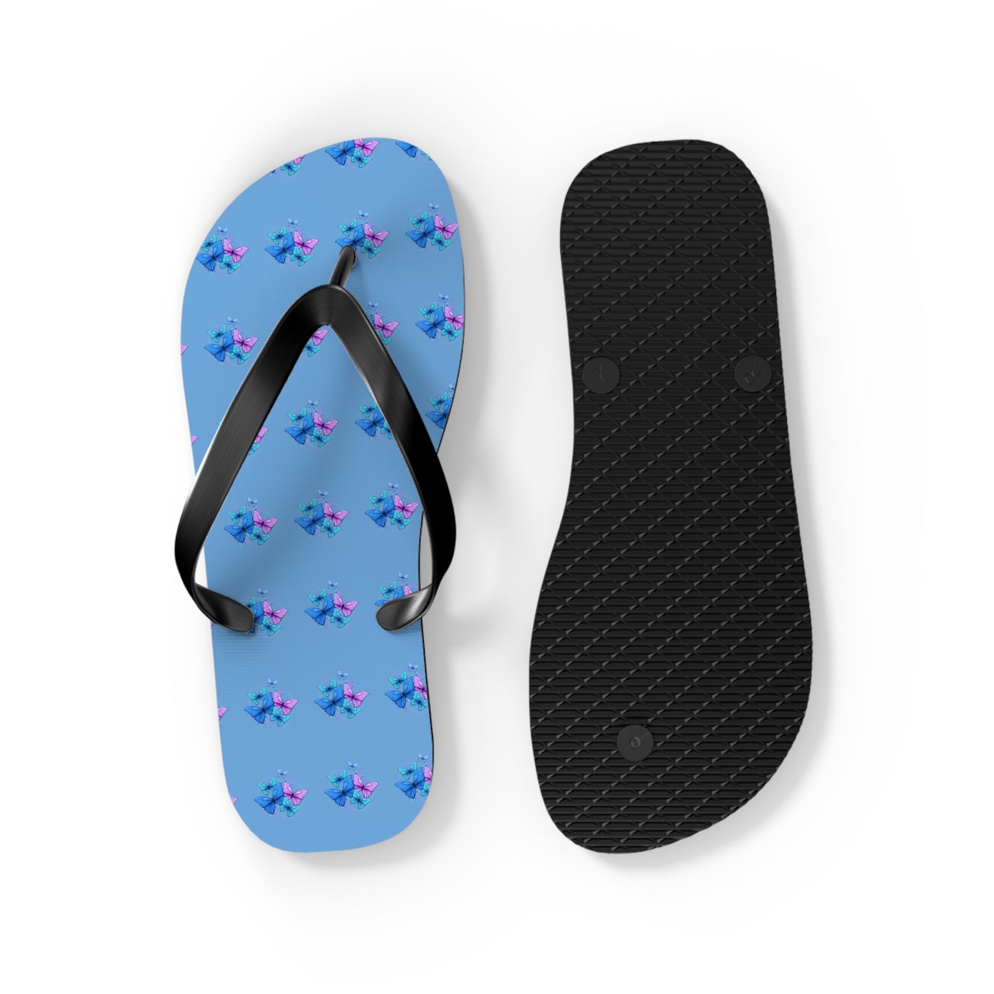 Butterfly Design Flip Flops