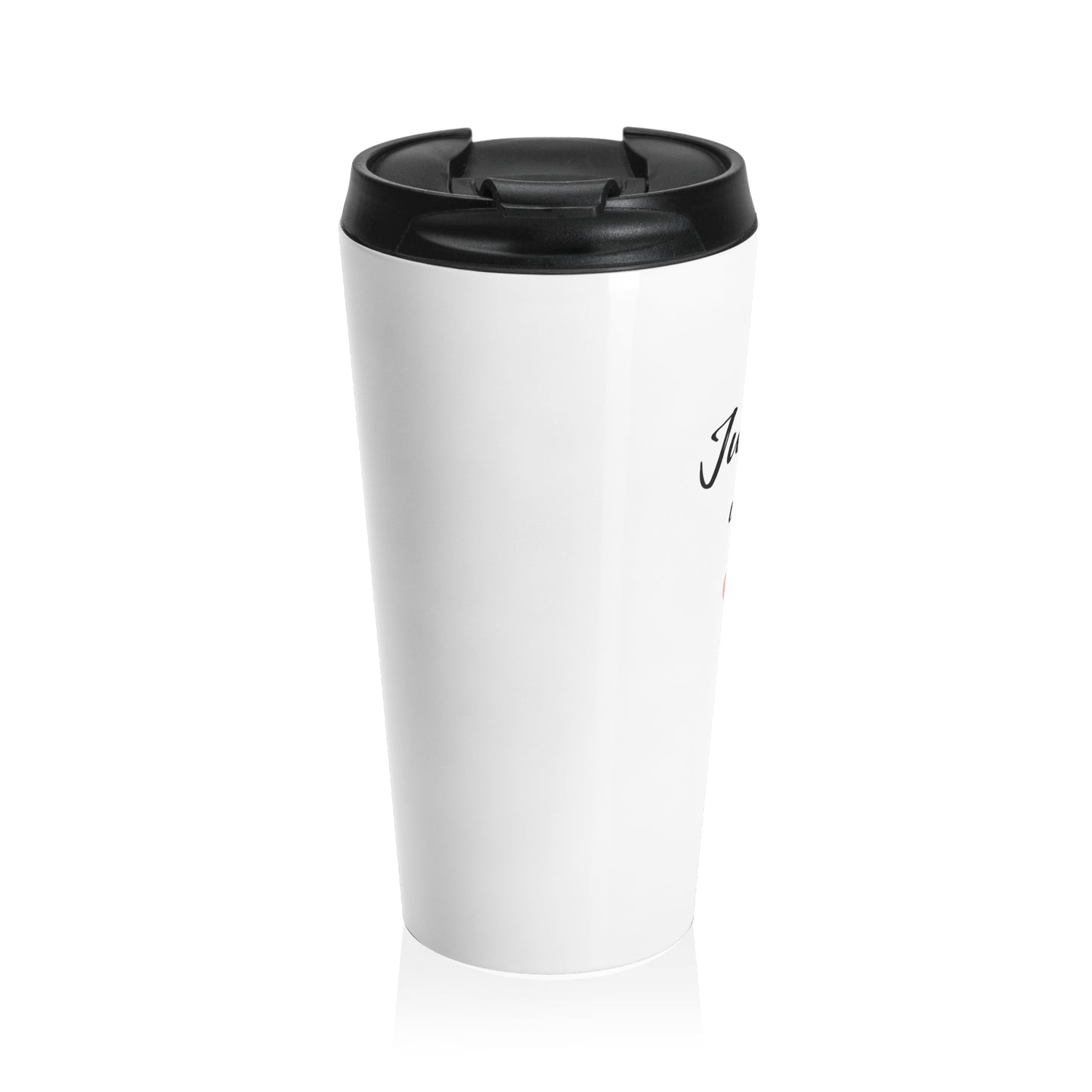 Just a Girl Who Loves Coffee Stainless Steel Travel Mug, 15oz