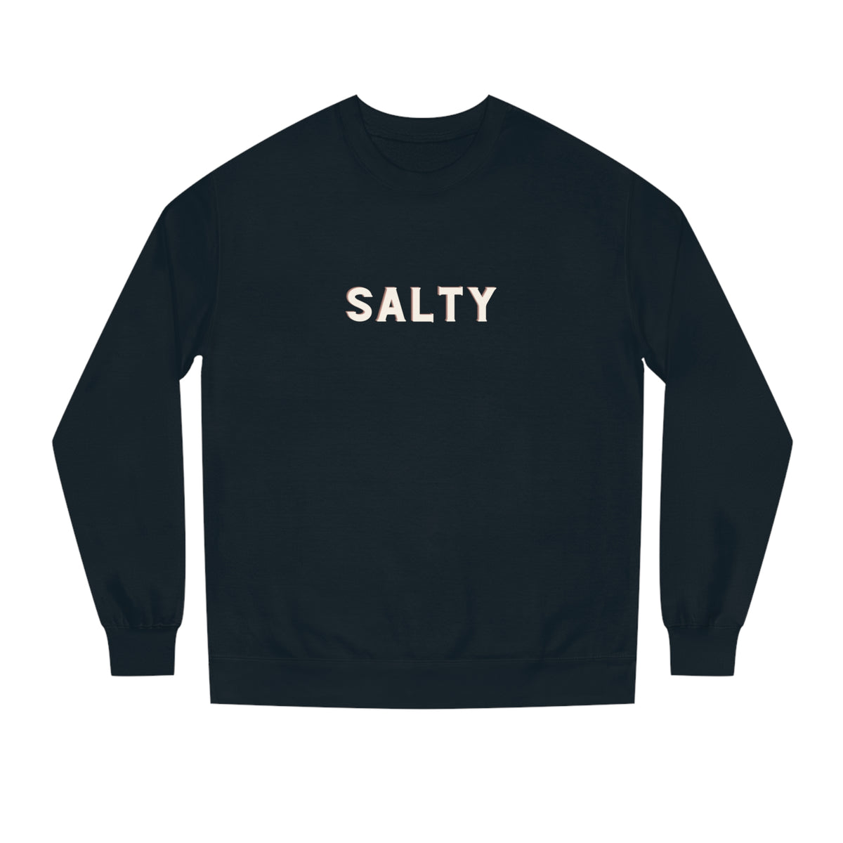 Salty crewneck in navy front