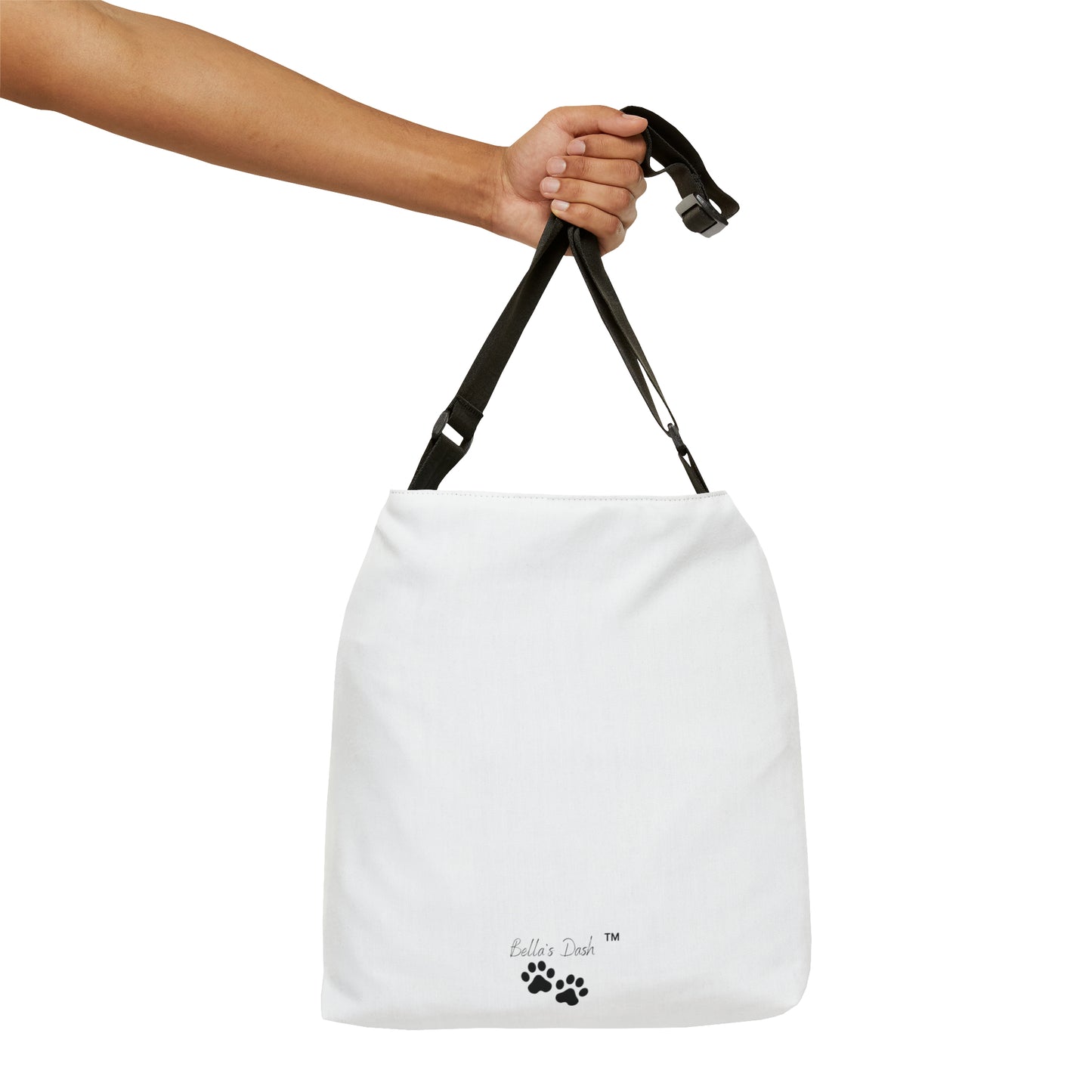 Adjustable Tote Bag in White