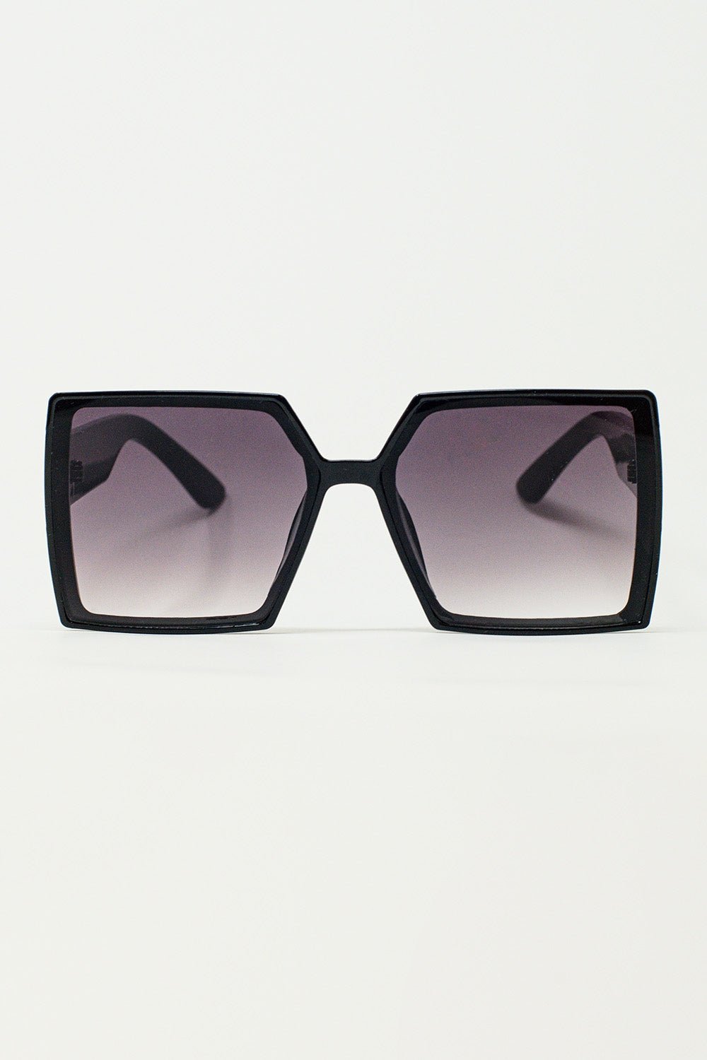 Oversized Square Sunglasses in Black