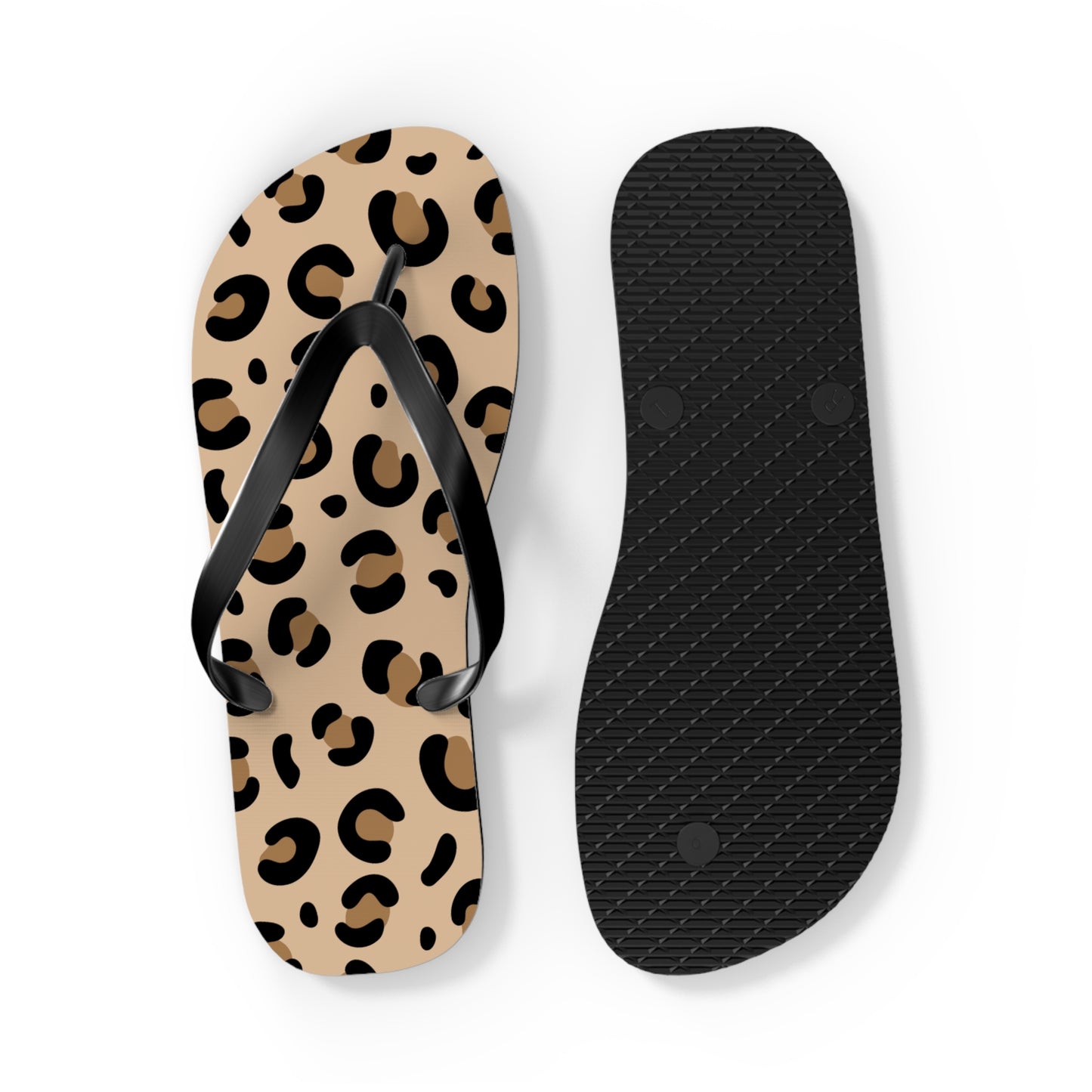 Cheetah Flip Flops