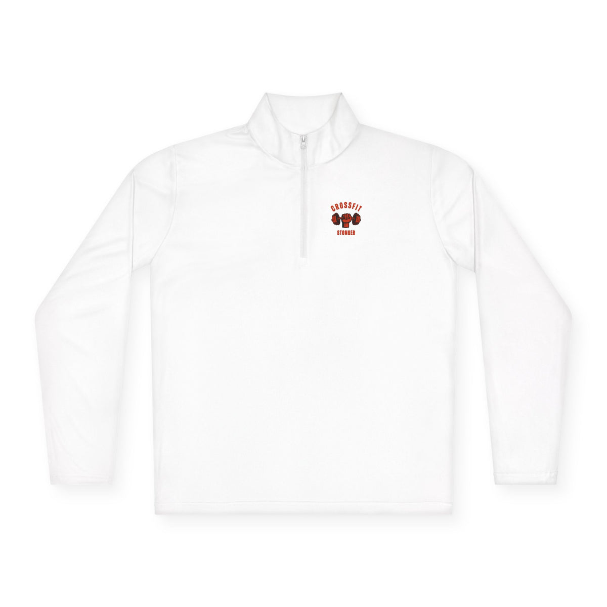 Quarter-Zip Pullover - Cozy Athletic Style Crossfit Stronger