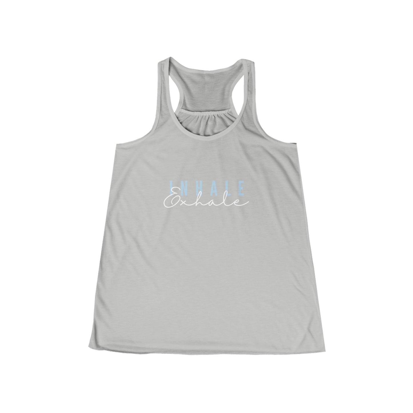 Inhale Exhale Flowy Racerback Tank