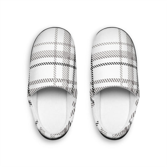 Men's Plaid Slippers front