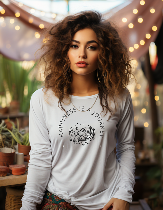 Happiness is a Journey Long Sleeve Tee