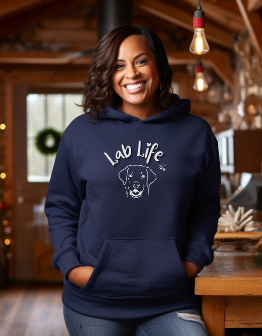 Lab Life Graphic Hoodie for Women