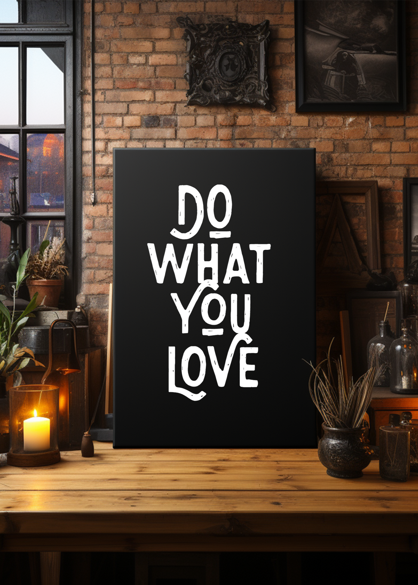 Do What You Love Matte Canvas