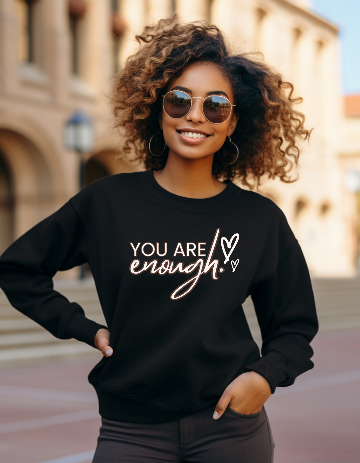 You Are ENOUGH Crewneck Sweatshirt