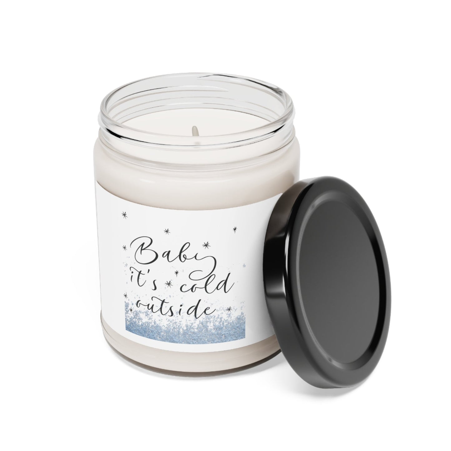 Christmas Holiday Candle Baby its Cold Outside Scented Soy, 9oz